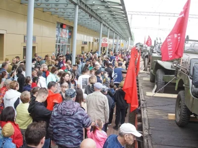 В Уфу прибыл «Паровоз Победы»: ретро-состав встретили более 7 тысяч человек