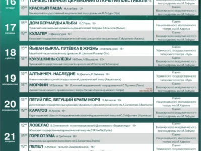 С 16 по 23 мая в Уфе пройдет Международный фестиваль театров «Туганлык»